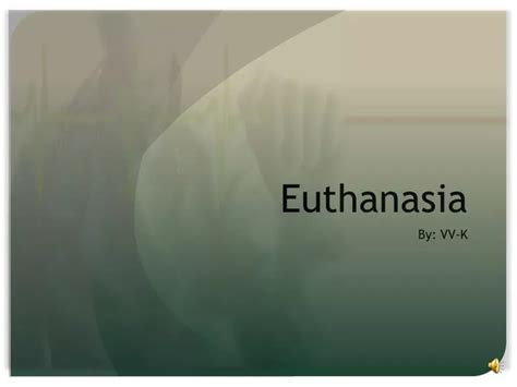 Euthanasia Ppt Template